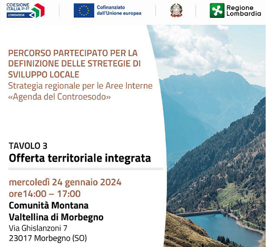 Immagine TAVOLO 3 - OFFERTA TERRITORIALE INTEGRATA 